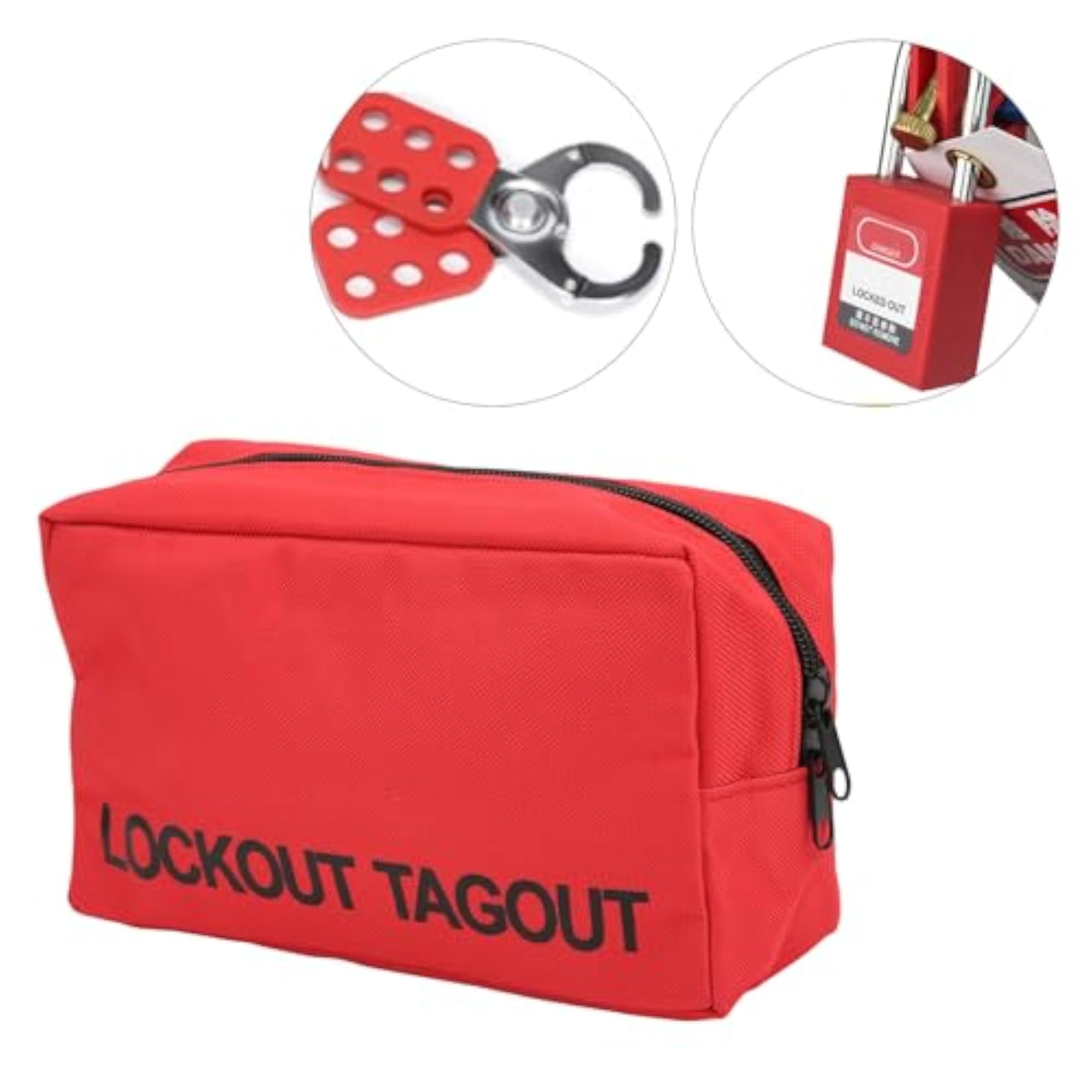 Red Cotton Lockout Bag, Small